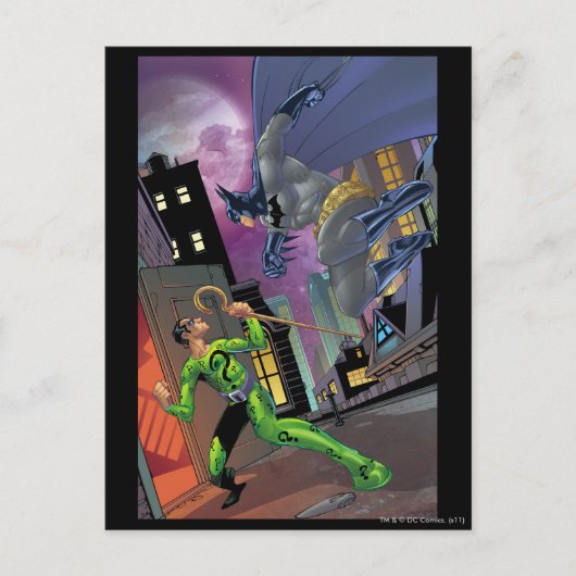 Batman - Riddler Postkarte (Vorderseite)