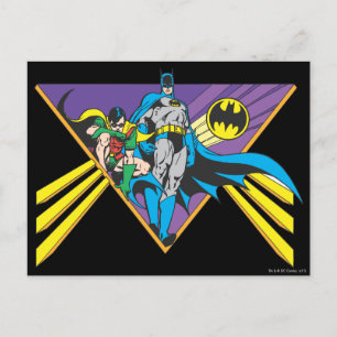 Batman & Robin 2 Postkarte