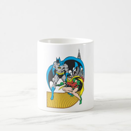 Batman & Robin Escape Kaffeetasse (Mittel)