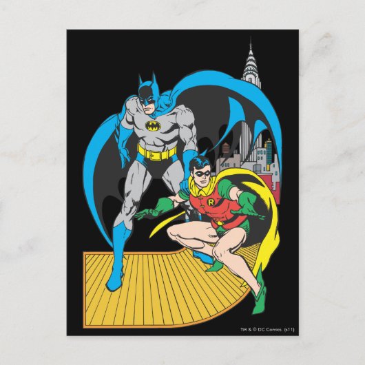 Batman & Robin Escape Postkarte (Vorderseite)
