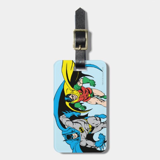 Batman & Robin Gepäckanhänger (Vorderseite vertikal)