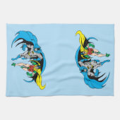 Batman & Robin Geschirrtuch (Horizontal)