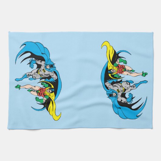 Batman & Robin Geschirrtuch (Horizontal)