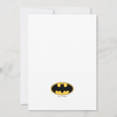 Batman & Robin - Gotham City | Chalkboard Birthday Einladung (Rückseite)