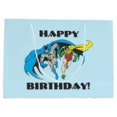 Batman & Robin Große Geschenktüte (Rückseite)