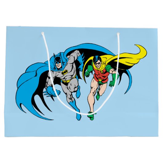 Batman & Robin Große Geschenktüte (Rückseite)