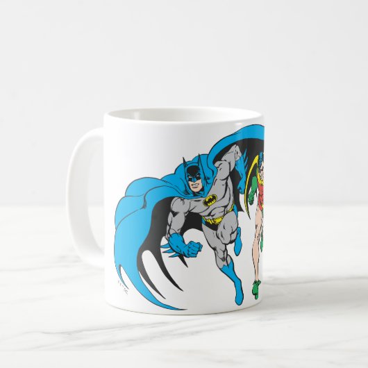 Batman & Robin Kaffeetasse (Vorderseite Links)