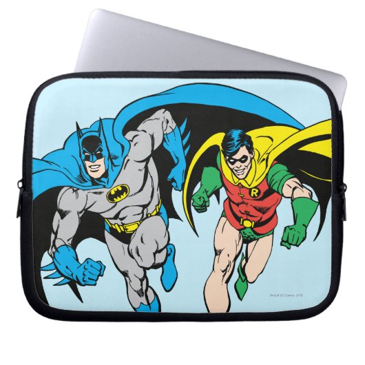 Batman & Robin Laptopschutzhülle (Vorderseite)