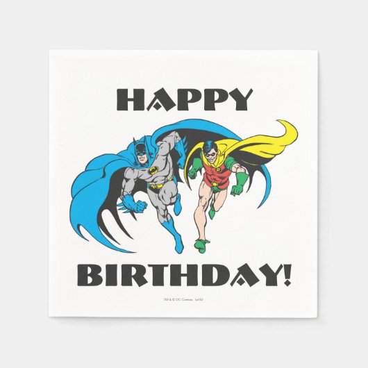 Batman & Robin Serviette (Vorderseite)