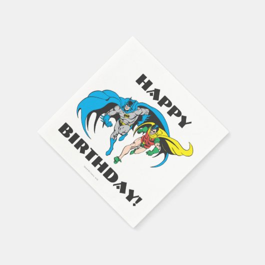 Batman & Robin Serviette (Ecke)