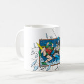 Batman & Robin zerbrechen Fenster Kaffeetasse (Vorderseite Links)