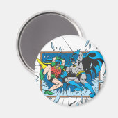 Batman & Robin zerbrechen Fenster Magnet (Vorderseite/Rückseite)