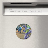 Batman Rogue Rage - 3 Magnet (In Situ (Geschirrspüler))