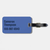 Batman | Rosa Polka-Dot-Logo Gepäckanhänger (Rückseite horizontal)