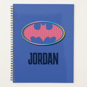 Batman Rosa Polka-Dot-Logo Planer