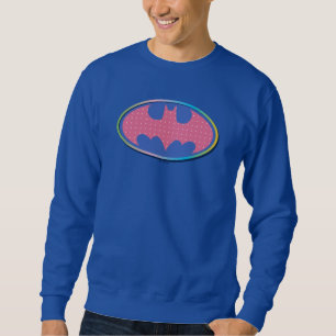 Batman Rosa Polka-Dot-Logo Sweatshirt
