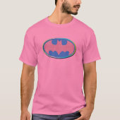 Batman | Rosa Polka-Dot-Logo T-Shirt (Vorderseite)