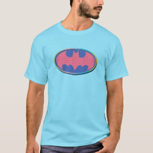 Batman Rosa Polka-Dot-Logo T-Shirt