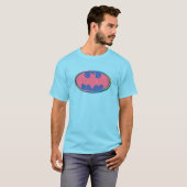 Batman | Rosa Polka-Dot-Logo T-Shirt (Vorne ganz)