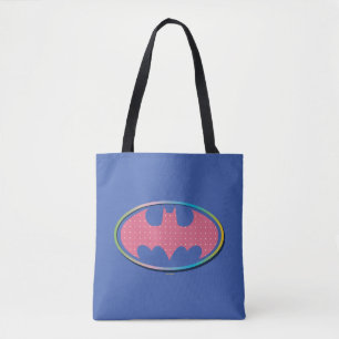 Batman Rosa Polka-Dot-Logo Tasche
