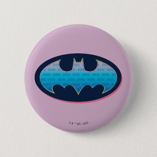 Batman | Rosa und Blau Button (Vorderseite)