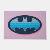 Batman | Rosa und Blau Fußmatte (Vorderseite)