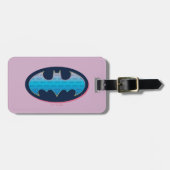 Batman | Rosa und Blau Gepäckanhänger (Vorderseite horizontal)