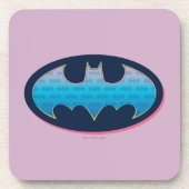 Batman | Rosa und Blau Getränkeuntersetzer (Vorderseite)