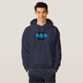 Batman | Rosa und Blau Hoodie (Vorne ganz)