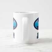 Batman | Rosa und Blau Jumbo-Tasse (Rückseite)