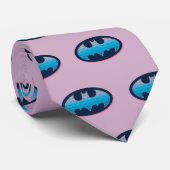 Batman | Rosa und Blau Krawatte (Gerollt)