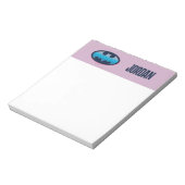 Batman | Rosa und Blau Notizblock (Rotiert)