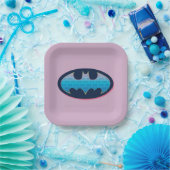 Batman | Rosa und Blau Pappteller (Party)