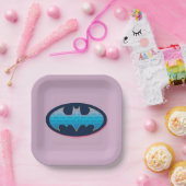 Batman | Rosa und Blau Pappteller (Party)
