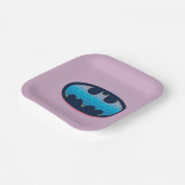 Batman | Rosa und Blau Pappteller (Gewinkelt)