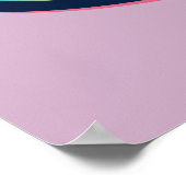 Batman | Rosa und Blau Poster (Ecke)