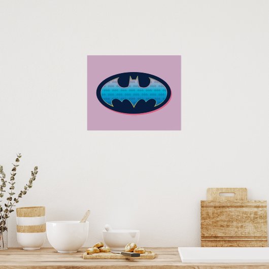 Batman | Rosa und Blau Poster (Küche)