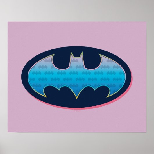 Batman | Rosa und Blau Poster (Vorne)