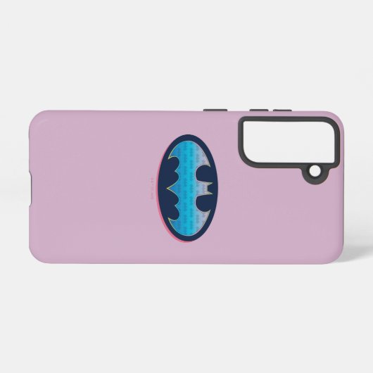 Batman | Rosa und Blau Samsung Galaxy Hülle (Rückseite (Horizontal))