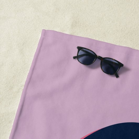 Batman | Rosa und Blau Strandtuch (Beispiel)