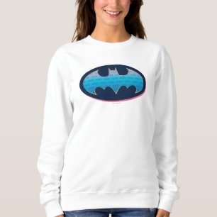 Batman   Rosa und Blau Sweatshirt