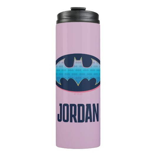 Batman | Rosa und Blau Thermosbecher (Vorderseite)