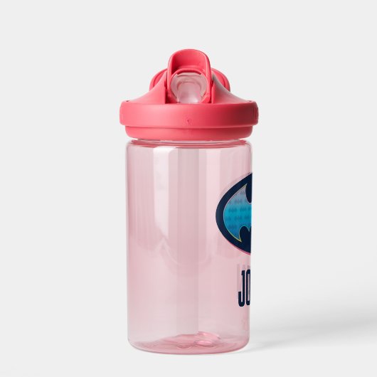 Batman | Rosa und Blau Trinkflasche (Vorne)