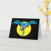 Batman Runs Forward Karte (Gelbe Blume)