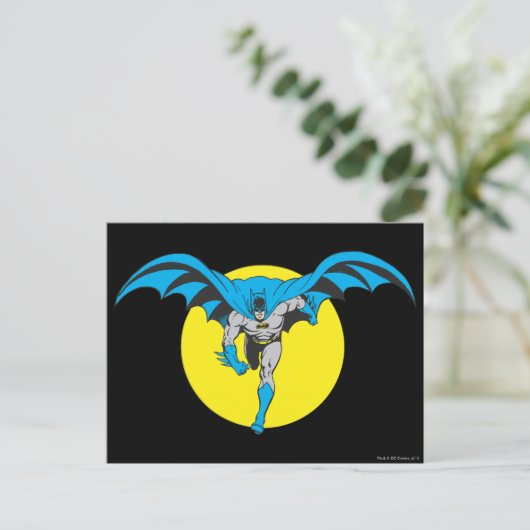 Batman Runs Forward Postkarte (Stehend Vorderseite)