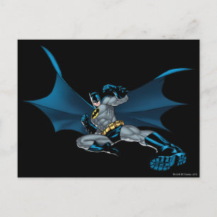 Batman Runs Postkarte