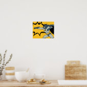 Batman-Schlag Poster (Küche)