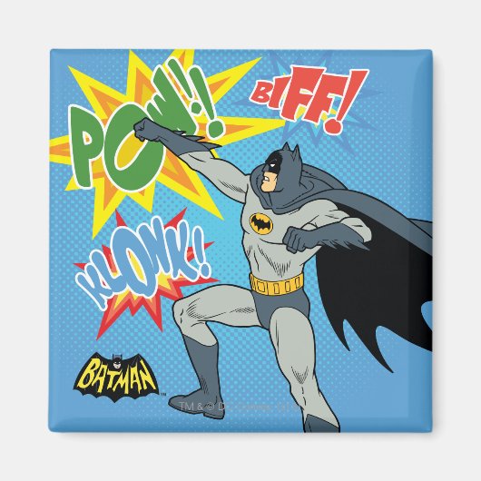 Batman Schlaggrafik Magnet (Vorne)
