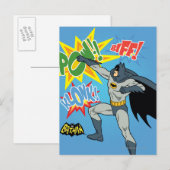 Batman Schlaggrafik Postkarte (Vorne/Hinten)