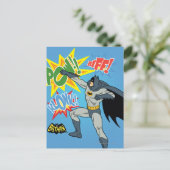 Batman Schlaggrafik Postkarte (Stehend Vorderseite)